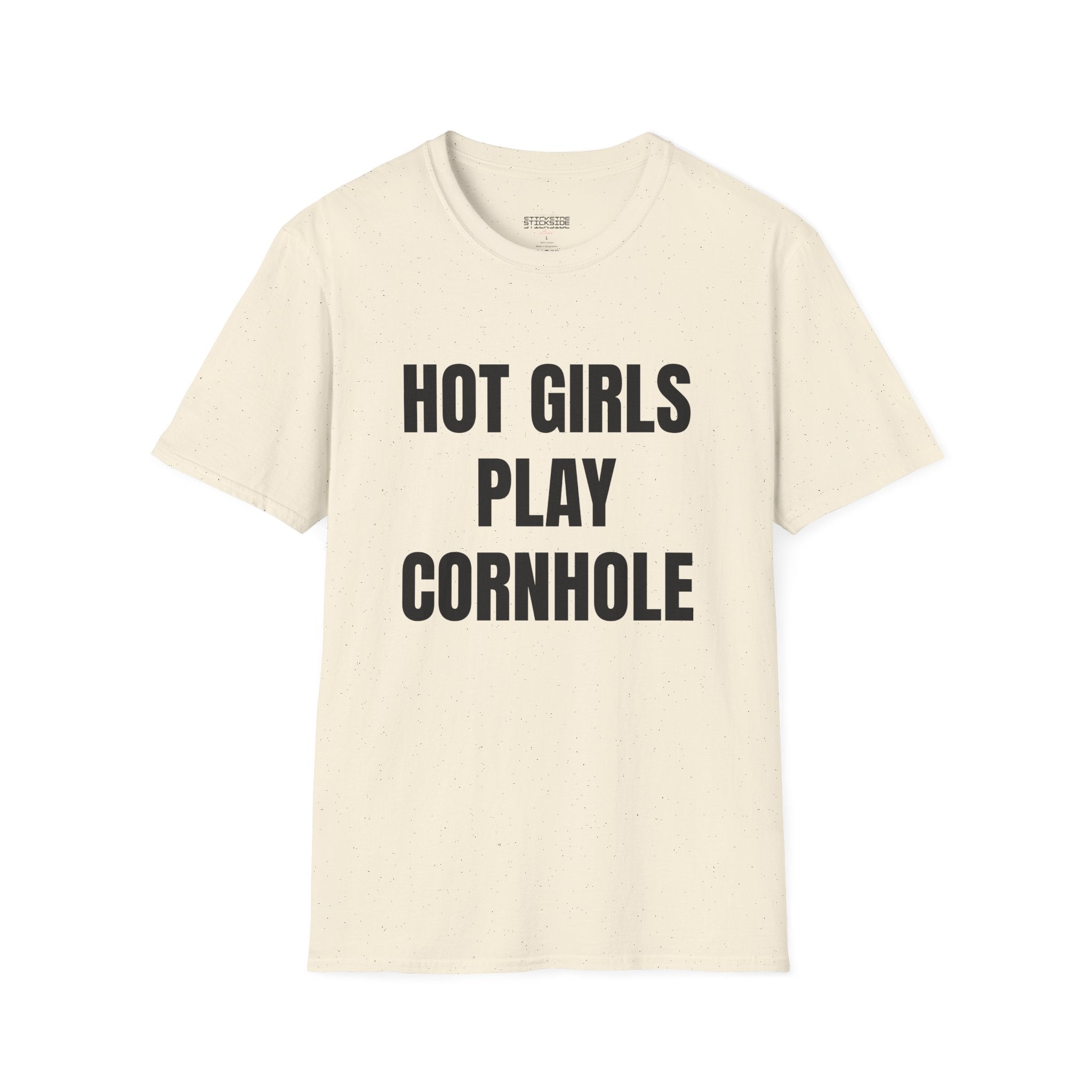Hot Girls Play Cornhole Tee