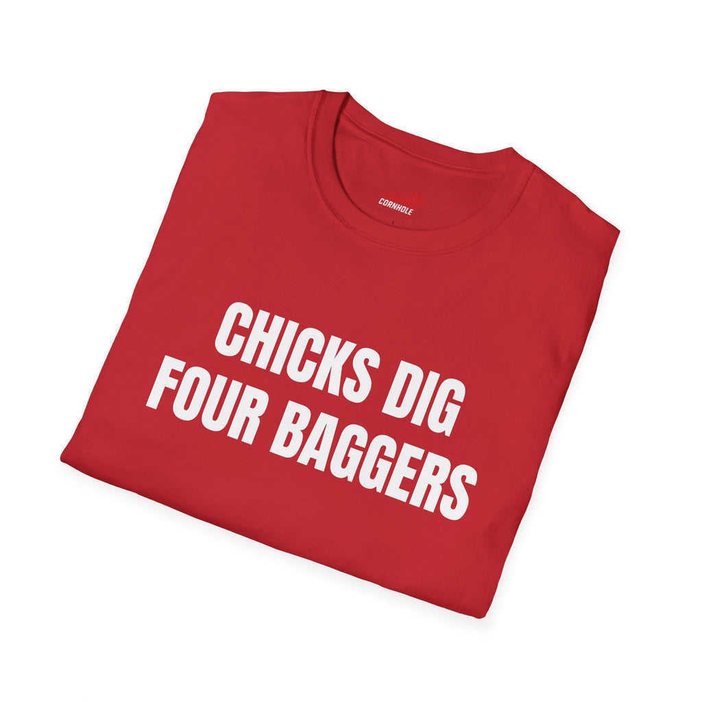 Chicks Dig 4 Baggers Tee