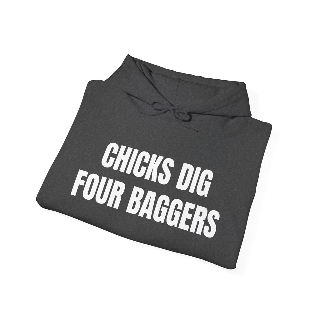 Hot Chicks Dig Four Baggers Hoodie