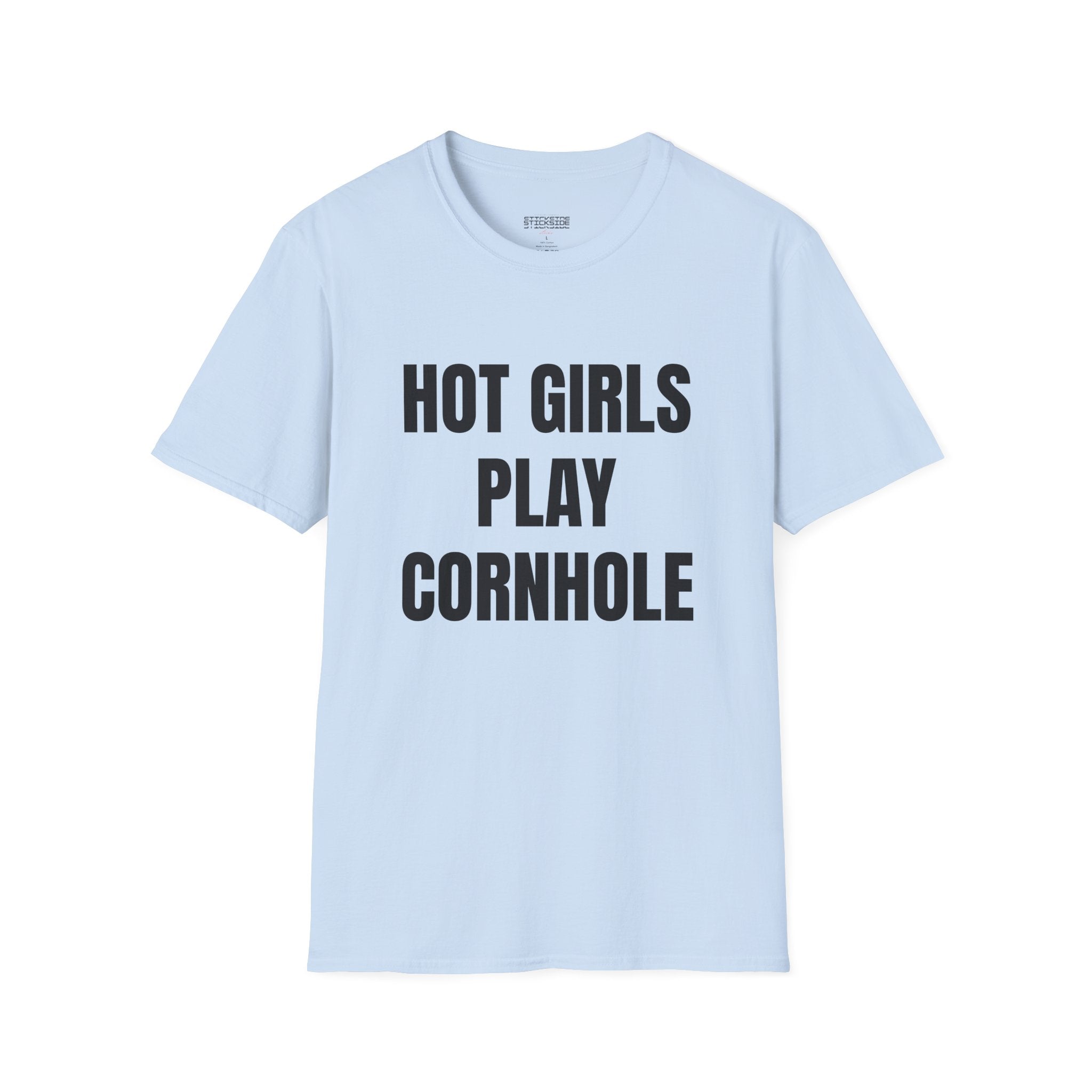 Hot Girls Play Cornhole Tee