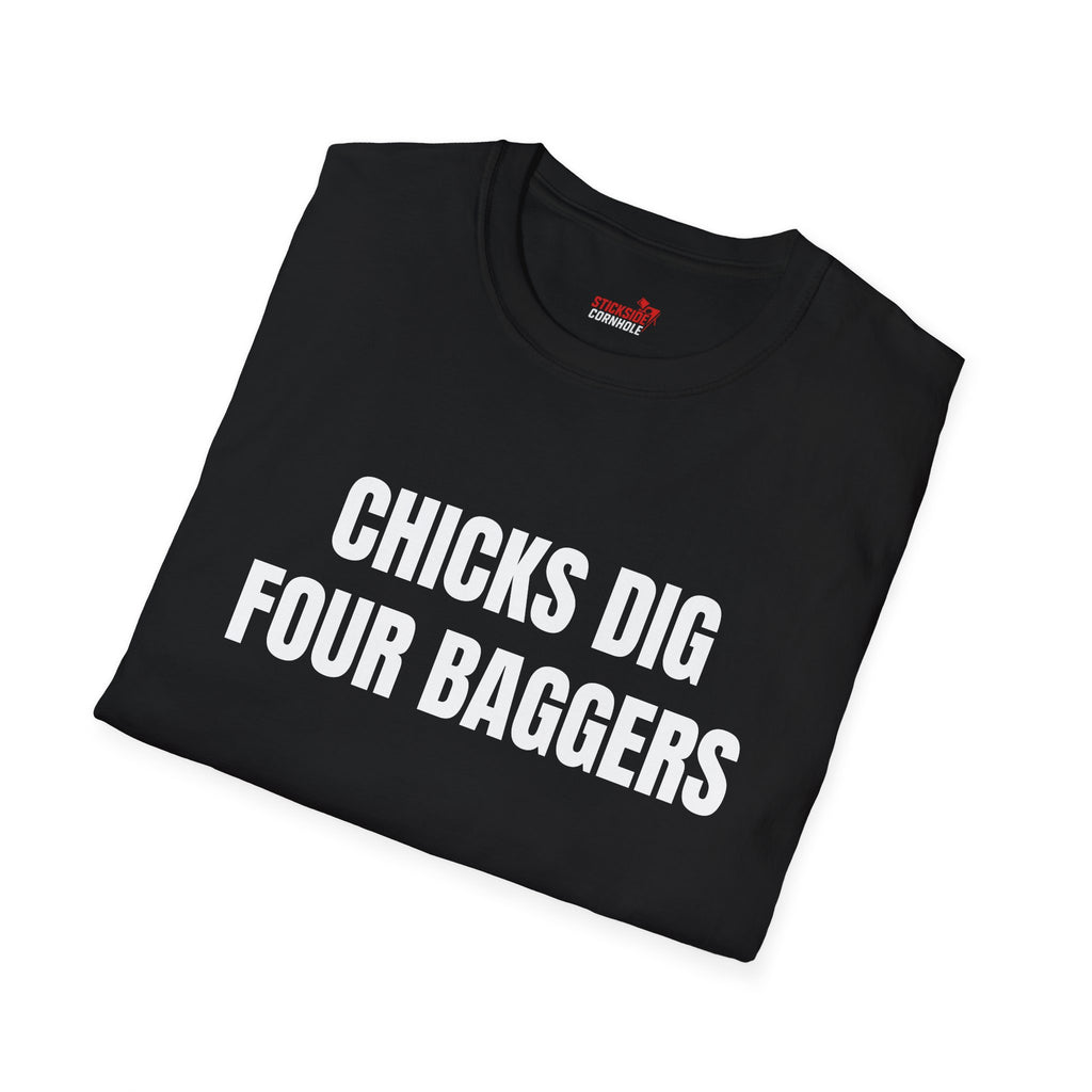 Chicks Dig 4 Baggers Tee