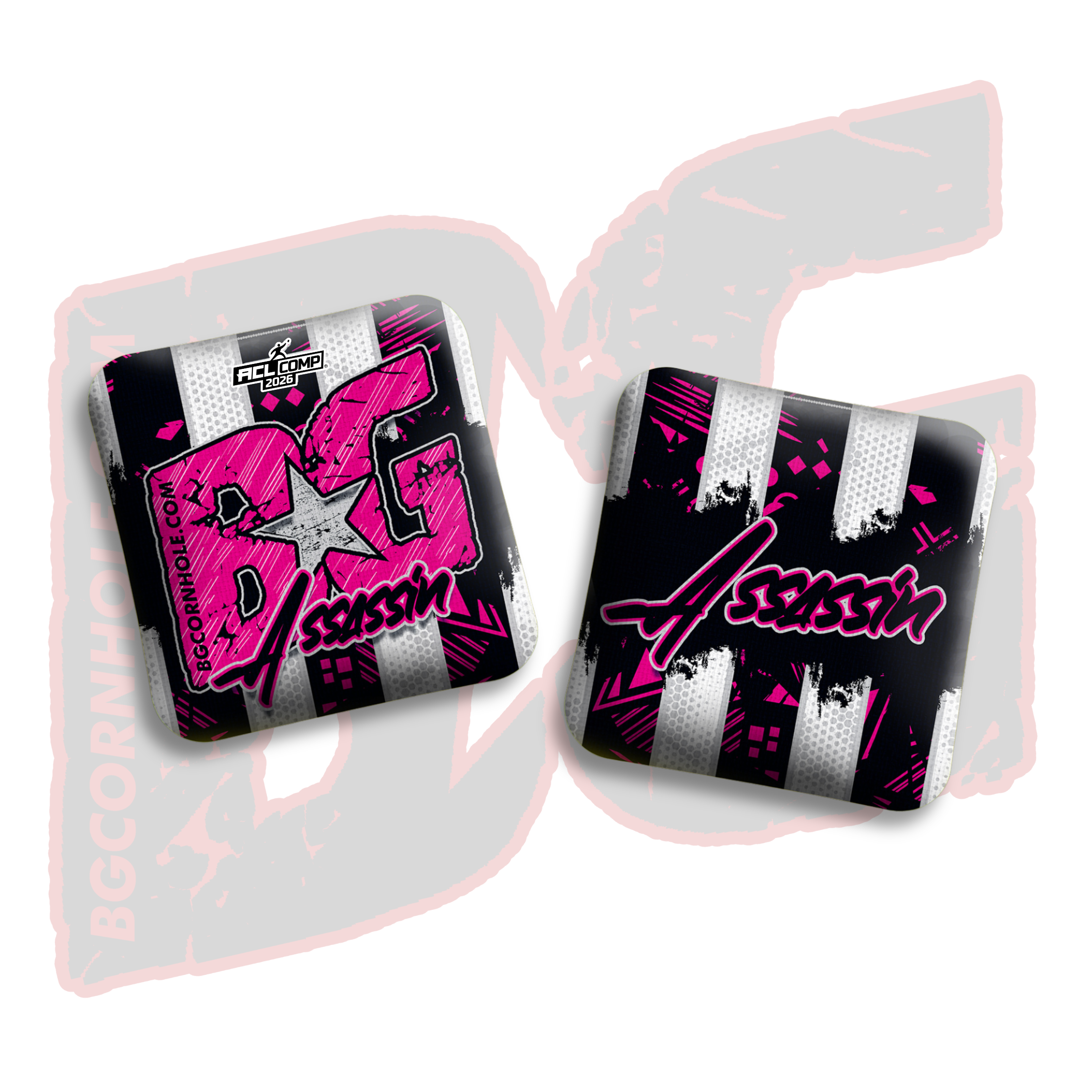 2026 BG Comp Assassin - "Rally Strike" - ACL Comp Stamped Cornhole Bags - SET OF 4 BAGS