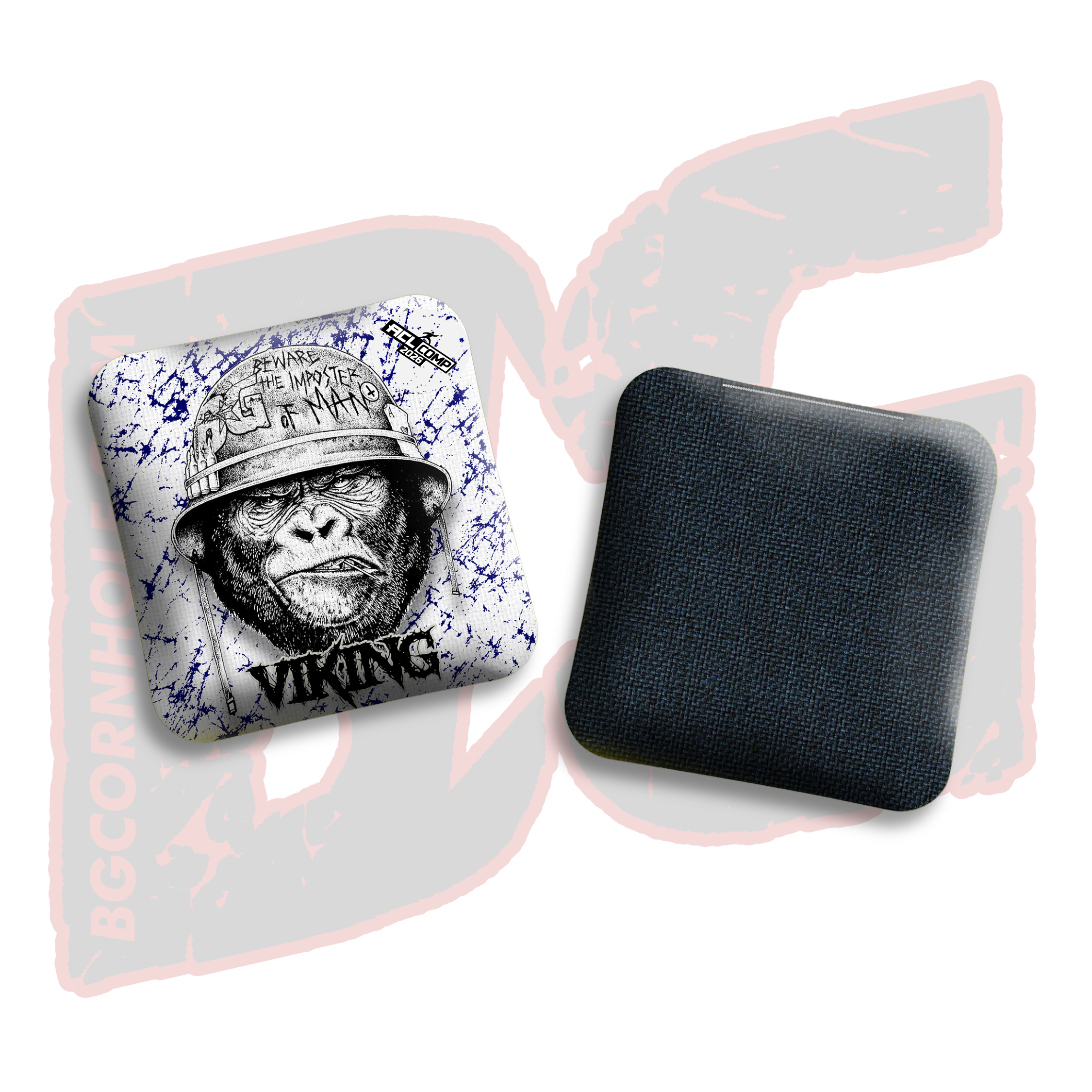 2026 BG Comp Viking - "Guerilla" - ACL Comp Stamped Cornhole Bags - SET OF 4 BAGS