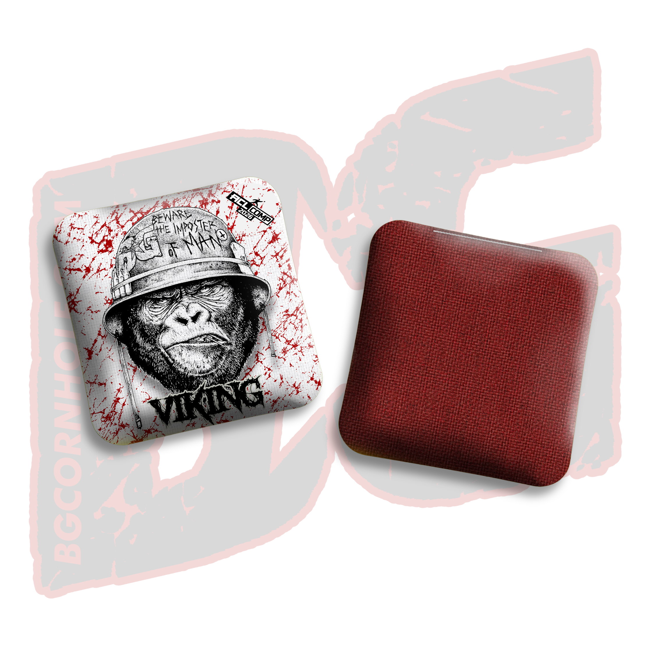 2026 BG Comp Viking - "Guerilla" - ACL Comp Stamped Cornhole Bags - SET OF 4 BAGS
