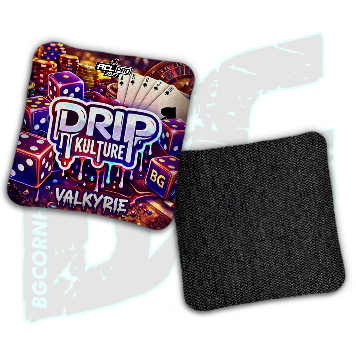 2027 Multiple Bag Models - DK x BG "Jackpot" - ACL Pro Stamped Cornhole Bags - Set of 4 Bags
