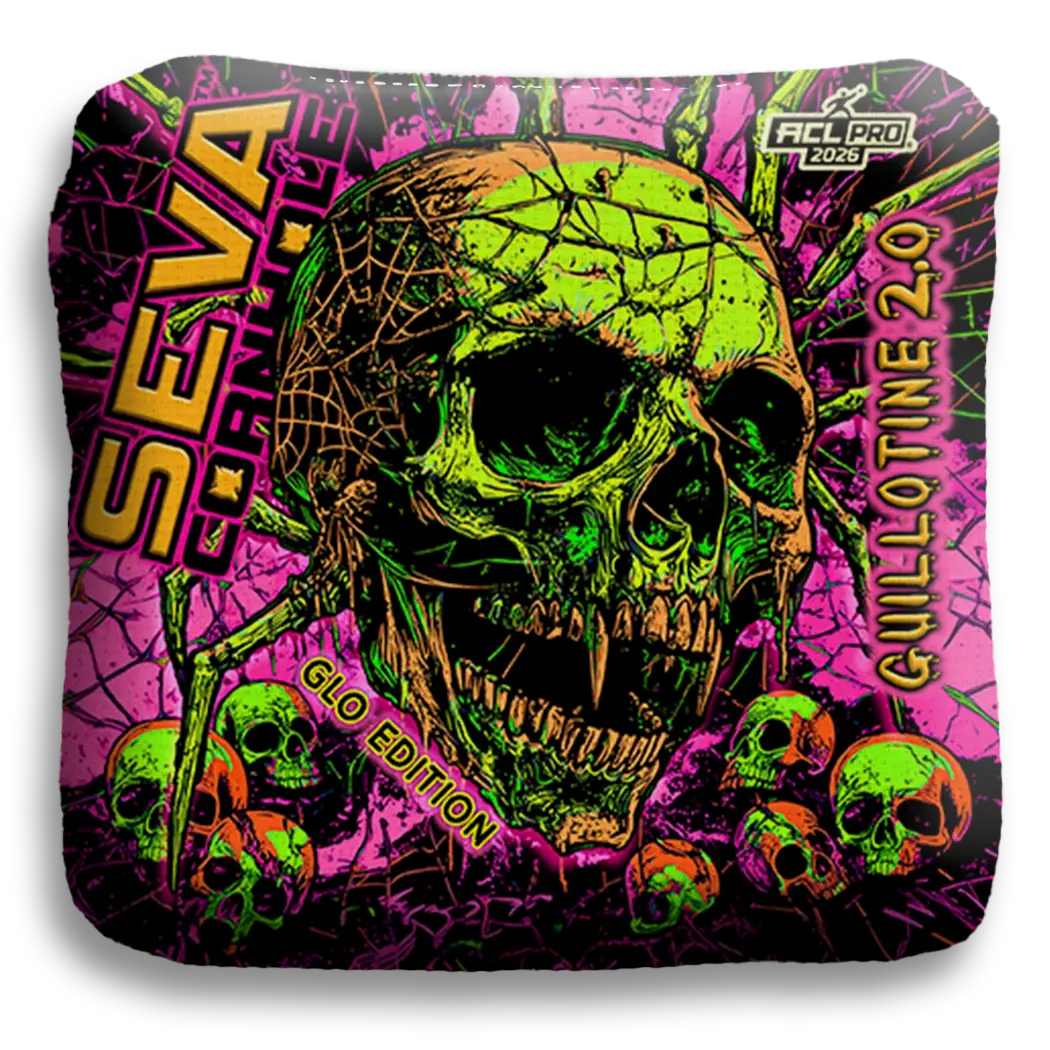 Halloween Special GLO Edition - Set of 4 Cornhole bags