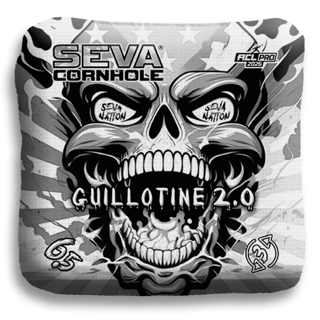 Guillotine 2.0 - Screaming Skull - Set of 4 Cornhole Bags