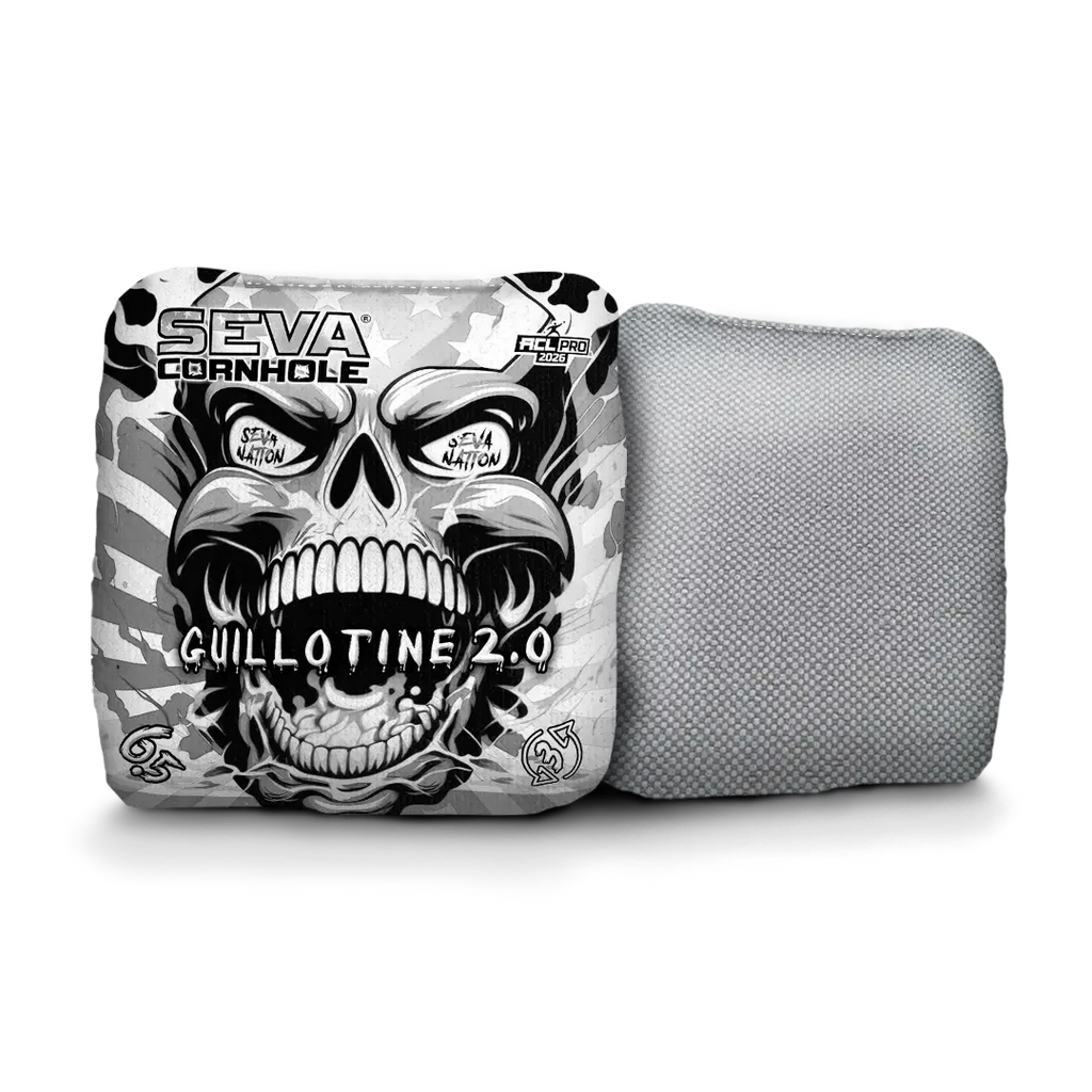 Guillotine 2.0 - Screaming Skull - Set of 4 Cornhole Bags