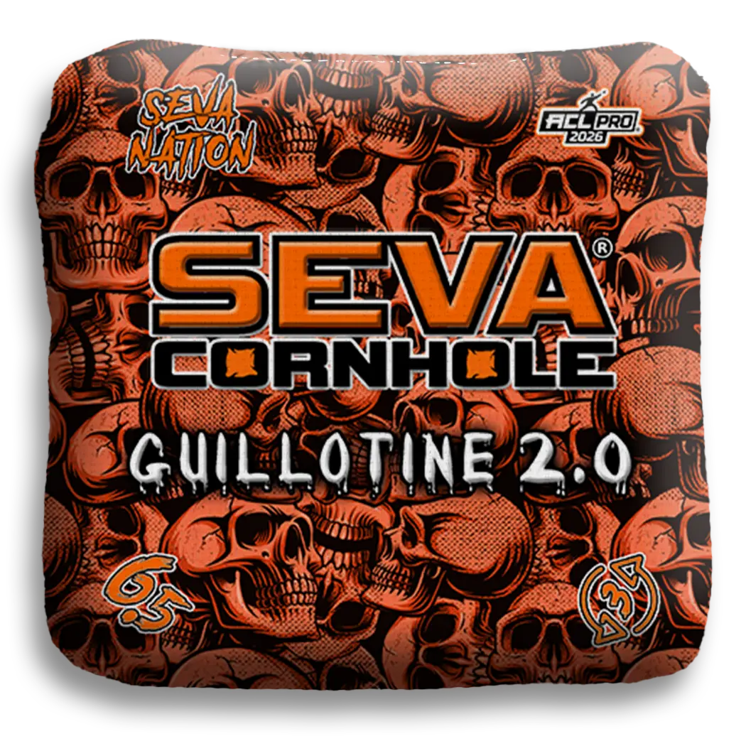 Guillotine 2.0 - Skulls - Set of 4 Cornhole Bags