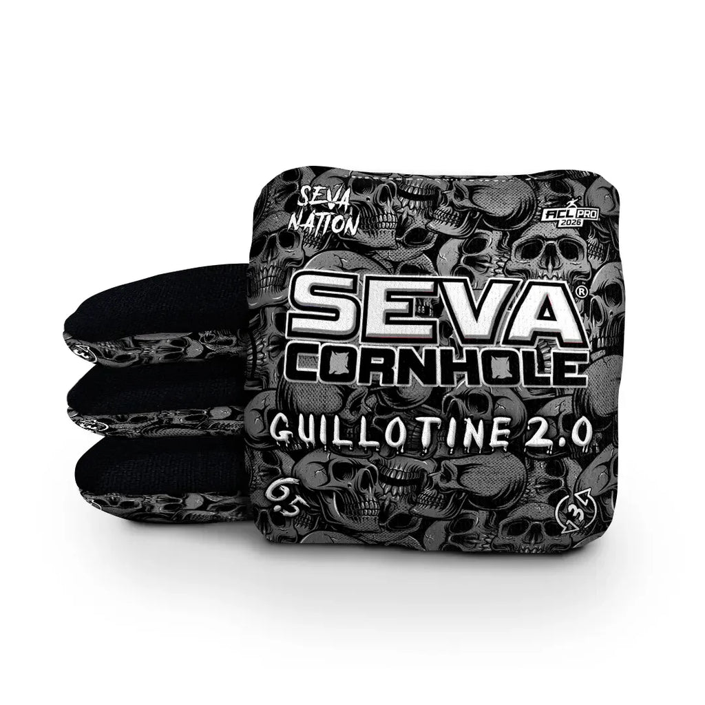 Guillotine 2.0 - Skulls - Set of 4 Cornhole Bags