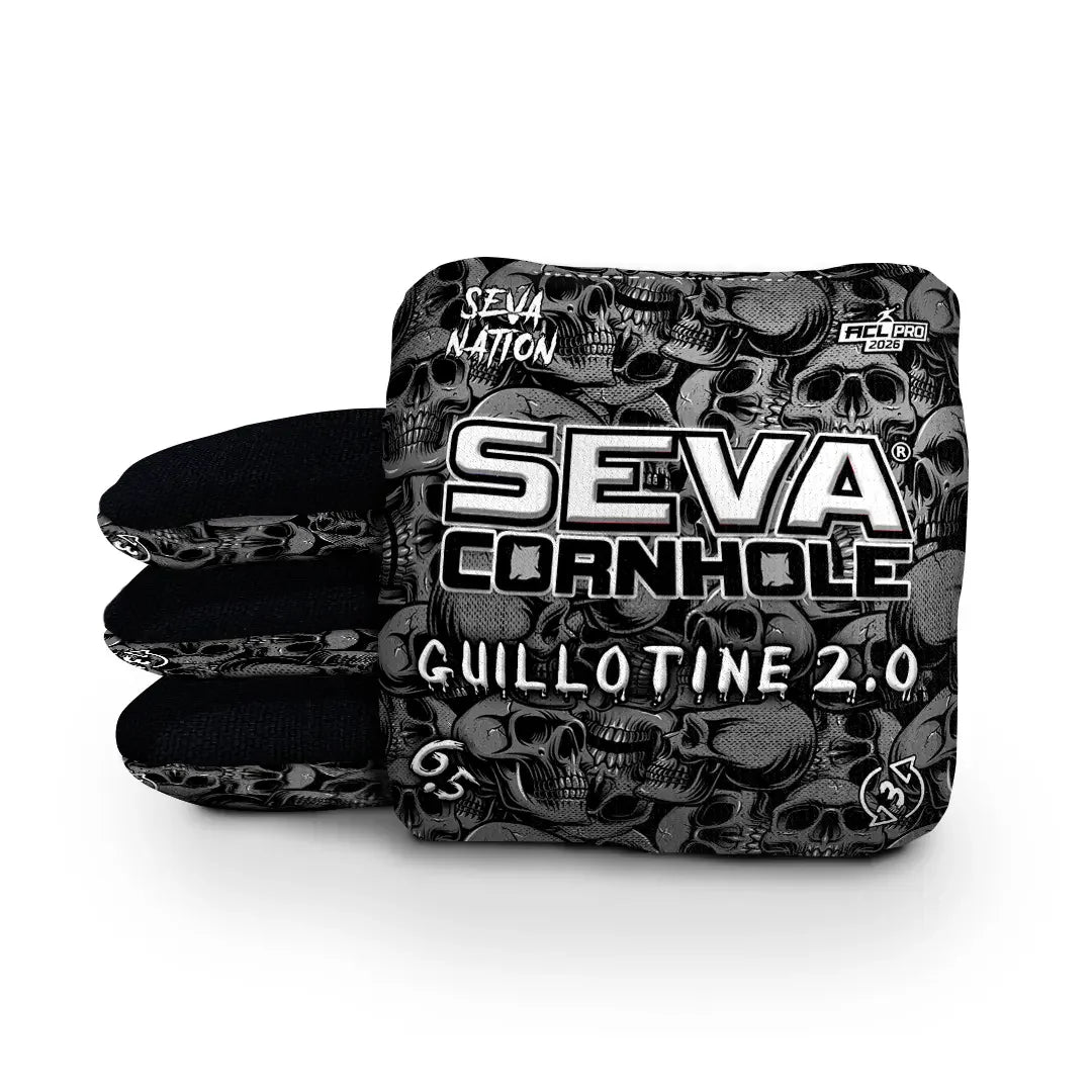 Guillotine 2.0 - Skulls - Set of 4 Cornhole Bags