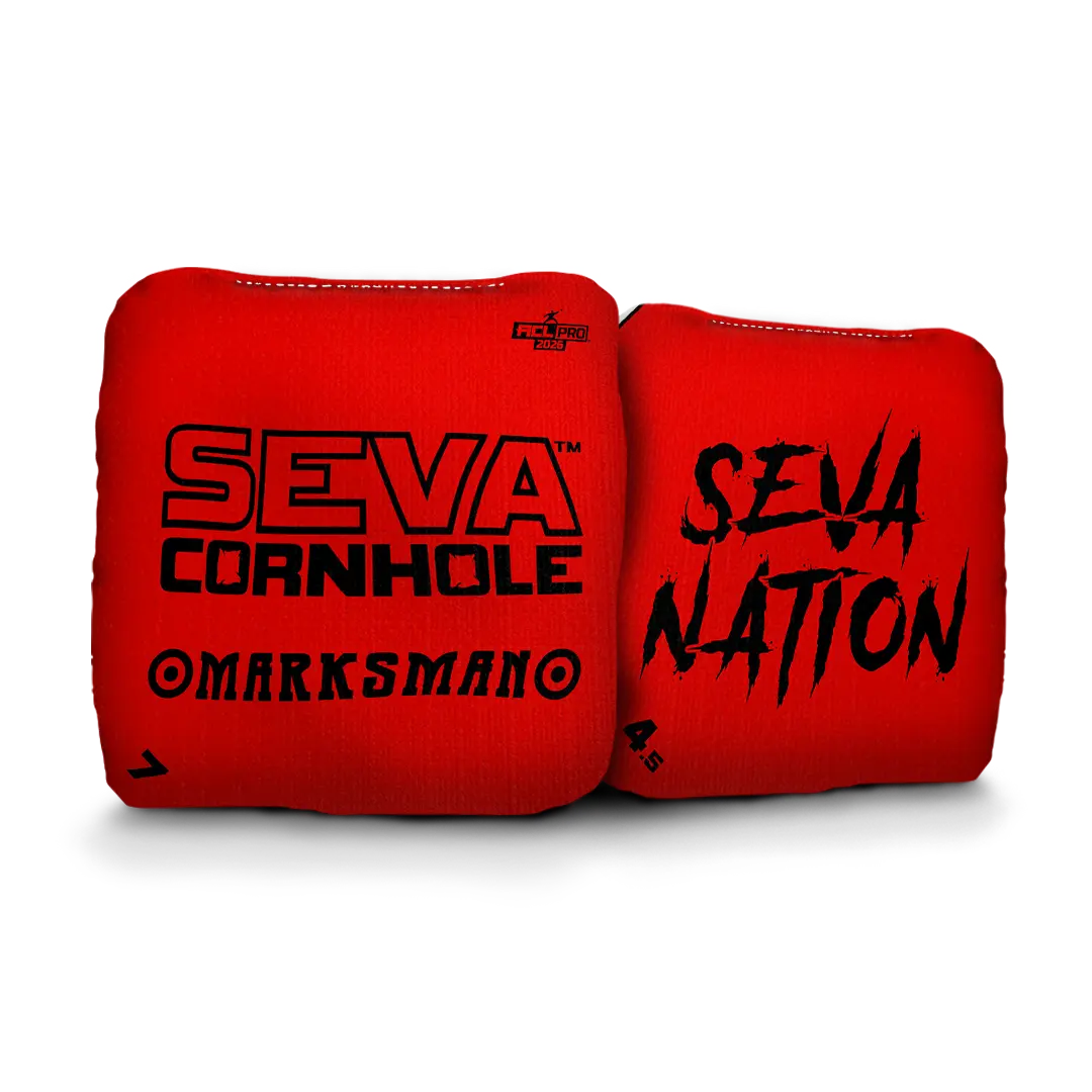 Marksman - Broadcast Edition - Set of 4 Cornhole bags