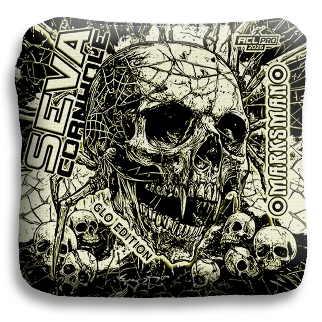 Halloween Special GLO Edition - Set of 4 Cornhole bags