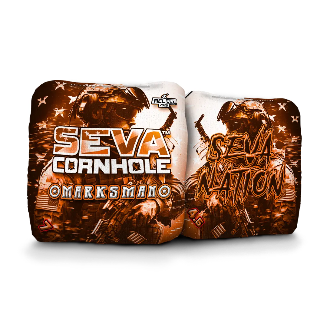 Marksman - Soldier - Set of 4 Cornhole Bags