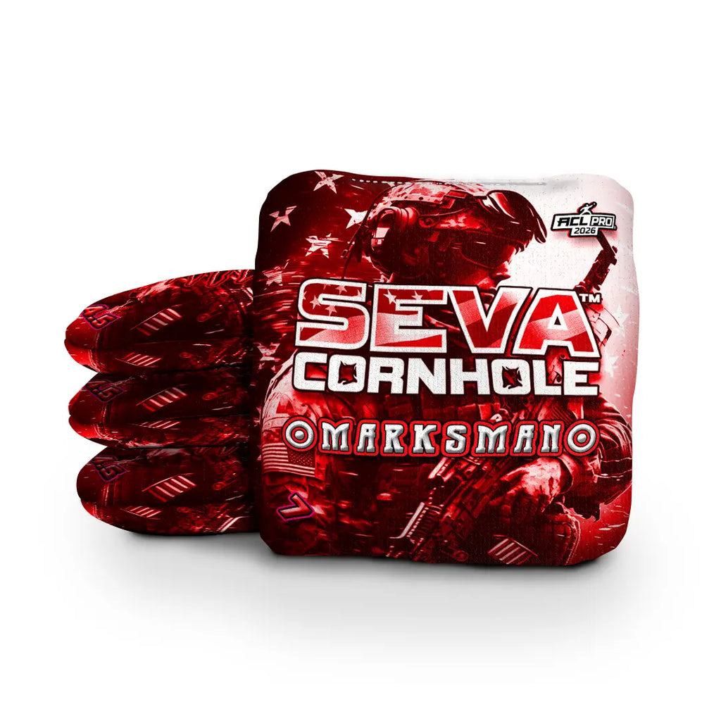 Marksman - Soldier - Set of 4 Cornhole Bags