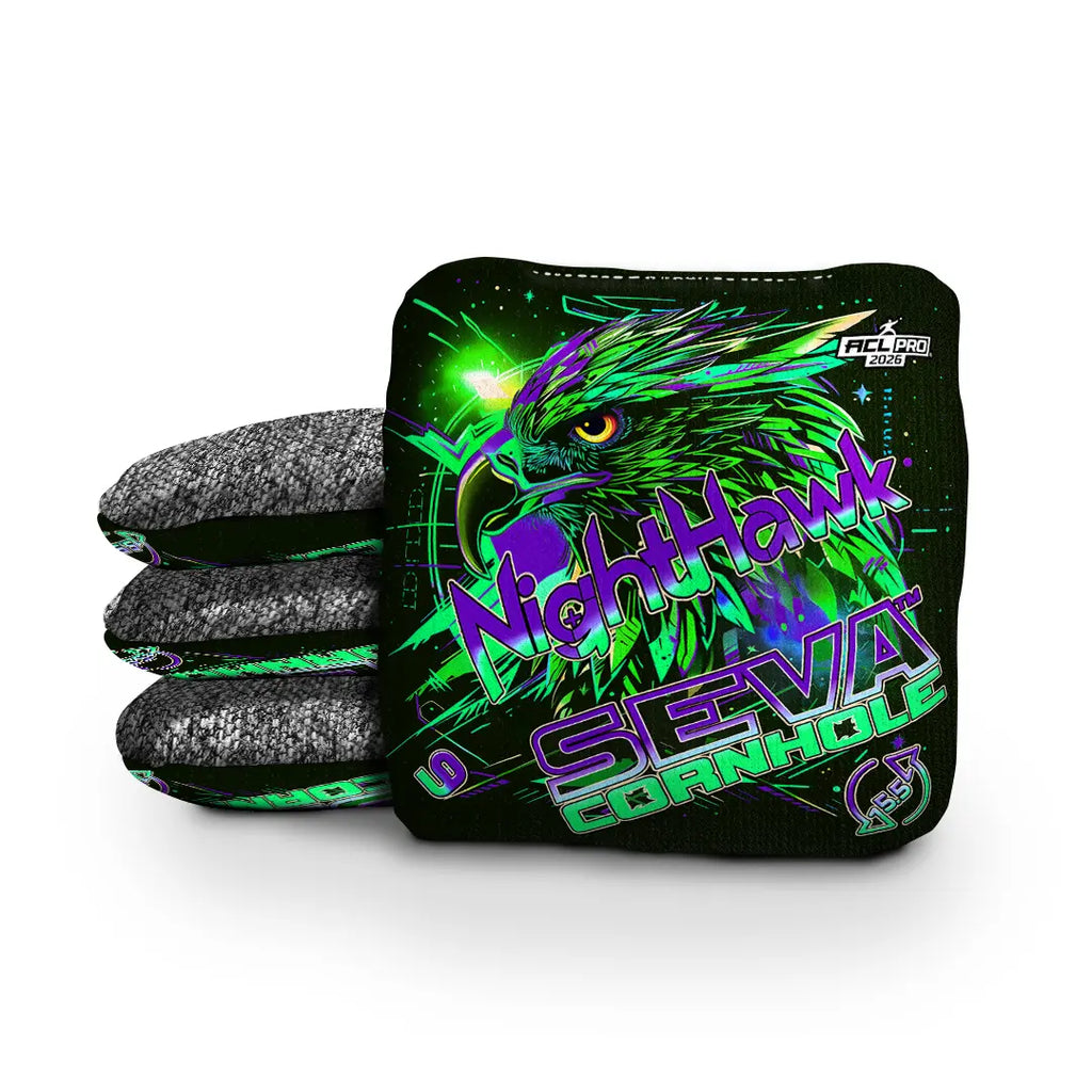 NightHawk - Retro - Set of 4 Cornhole bags