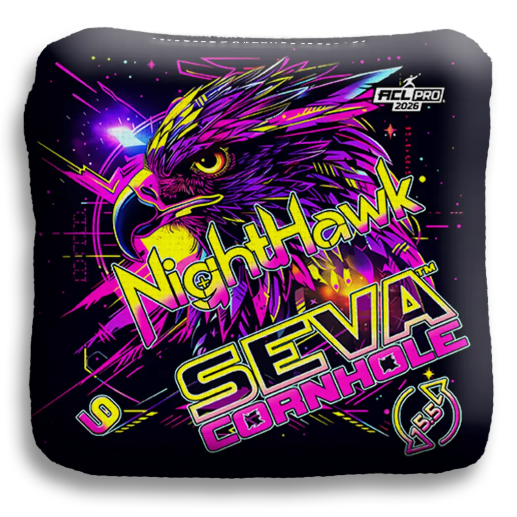 NightHawk - Retro - Set of 4 Cornhole bags