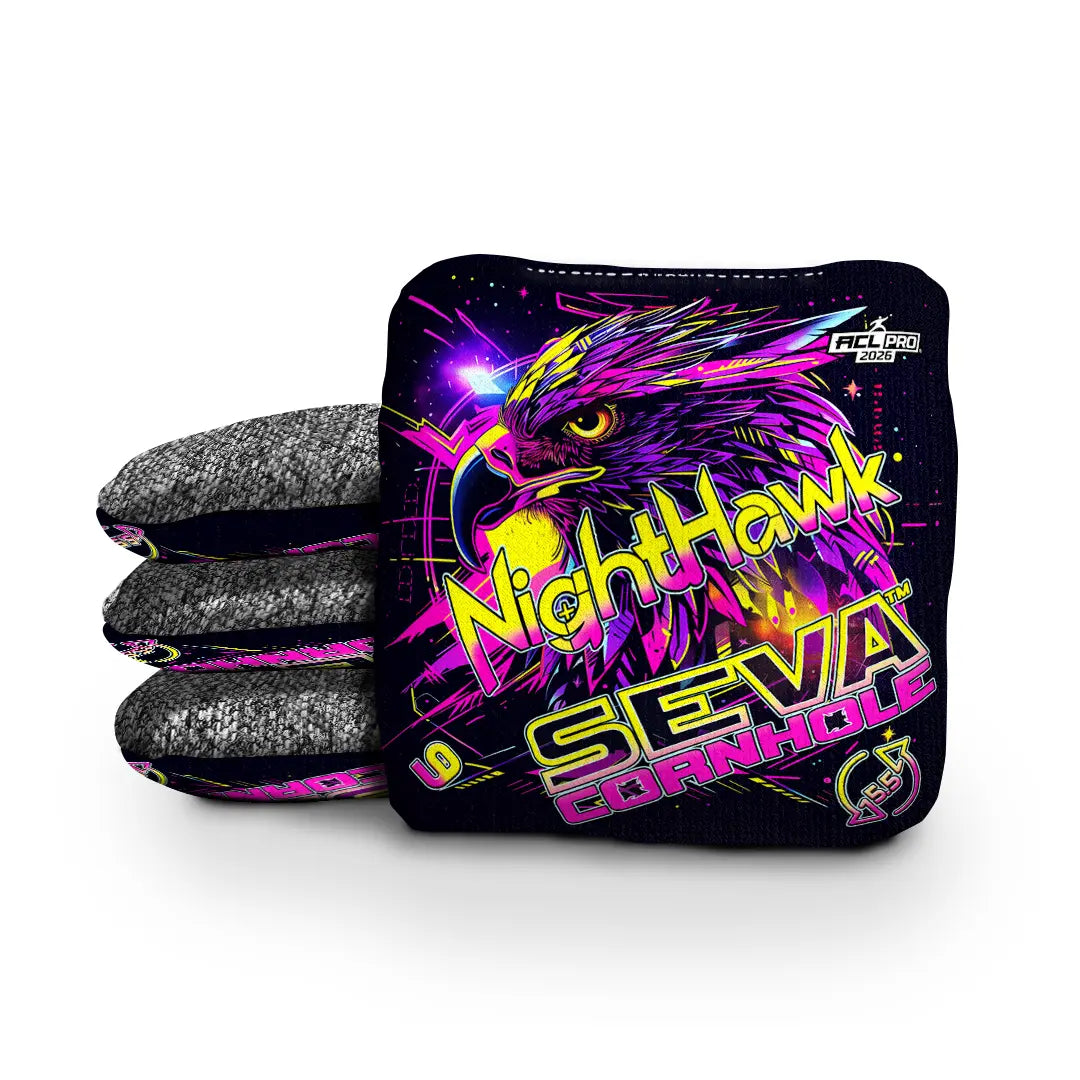 NightHawk - Retro - Set of 4 Cornhole bags