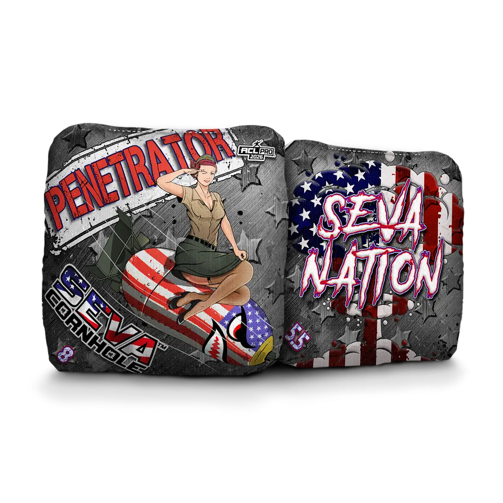 Penetrator - USA Salute - Set of 4 Cornhole Bags