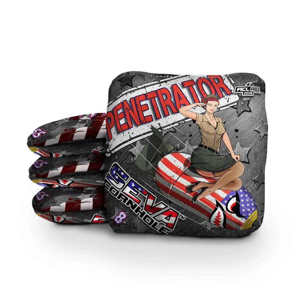 Penetrator - USA Salute - Set of 4 Cornhole Bags
