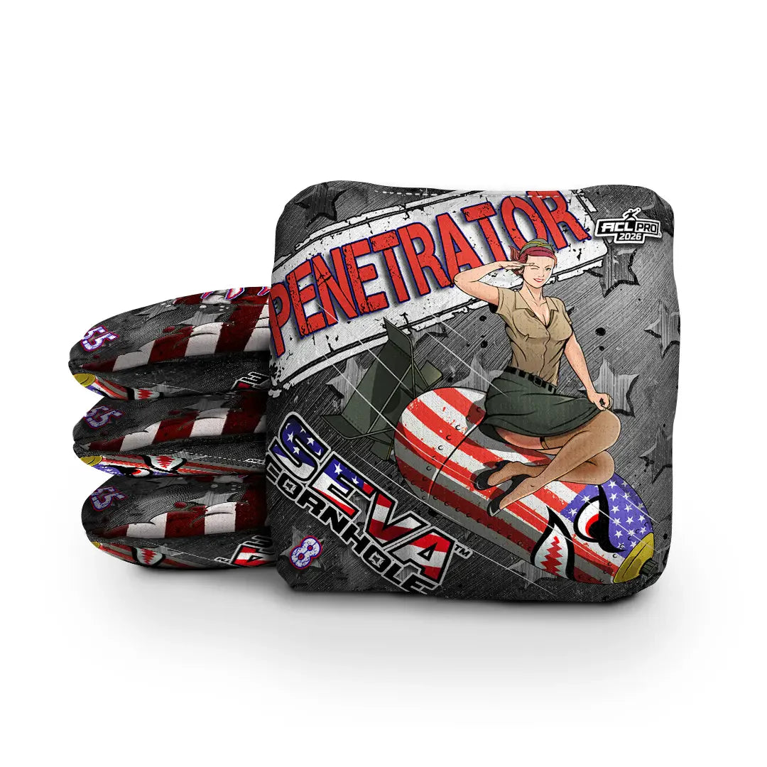 Penetrator - USA Salute - Set of 4 Cornhole Bags