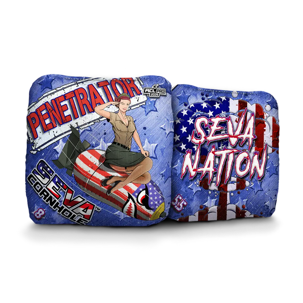 Penetrator - USA Salute - Set of 4 Cornhole Bags