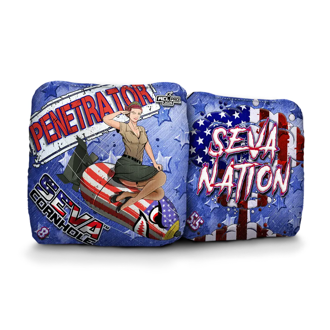 Penetrator - USA Salute - Set of 4 Cornhole Bags