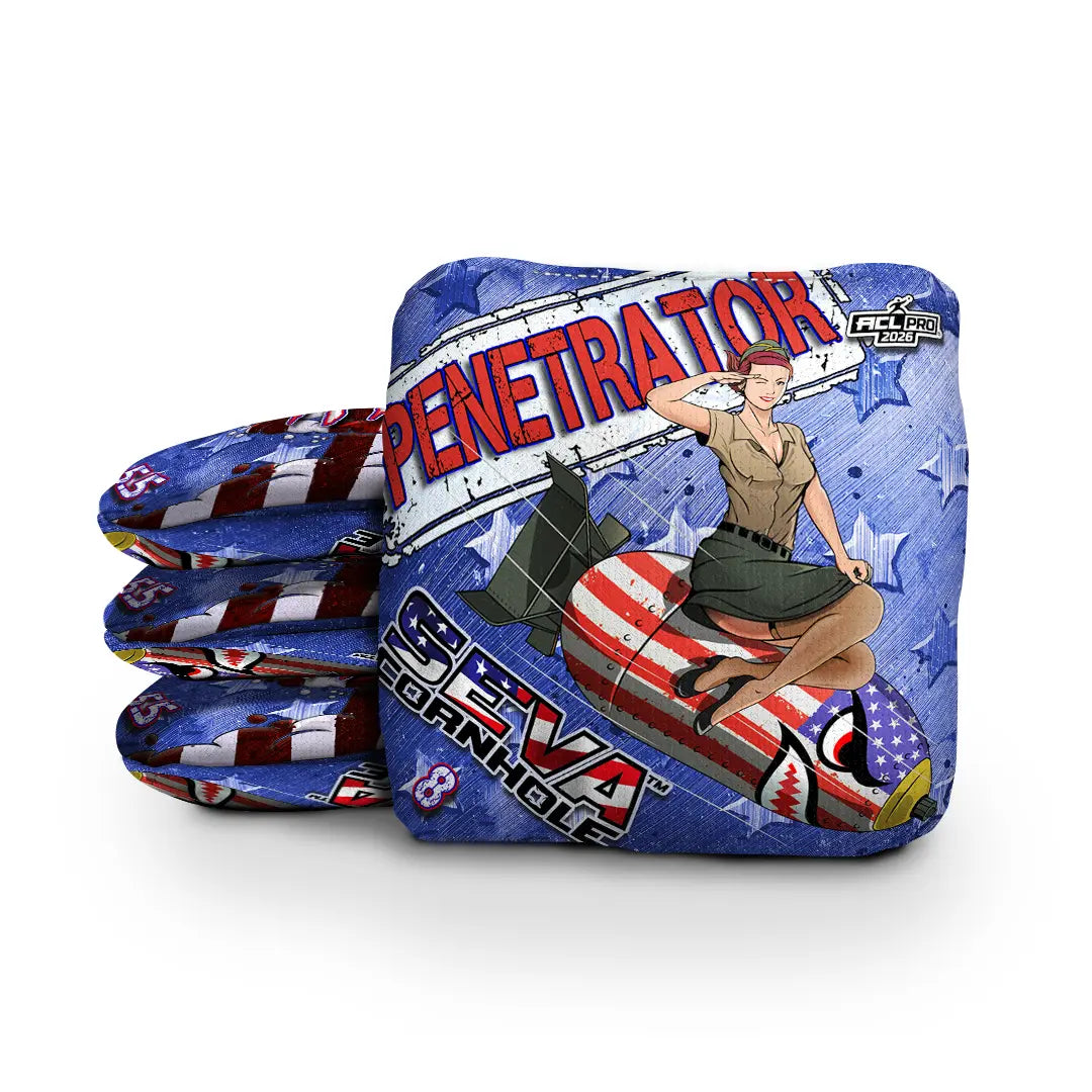 Penetrator - USA Salute - Set of 4 Cornhole Bags