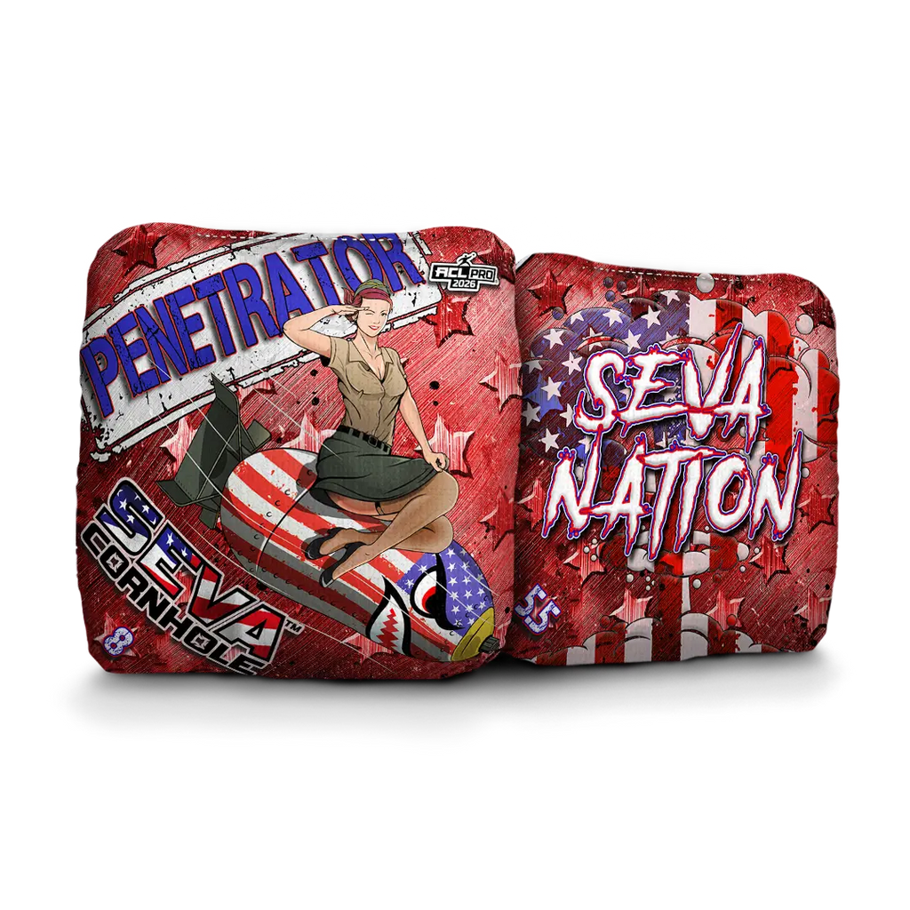Penetrator - USA Salute - Set of 4 Cornhole Bags