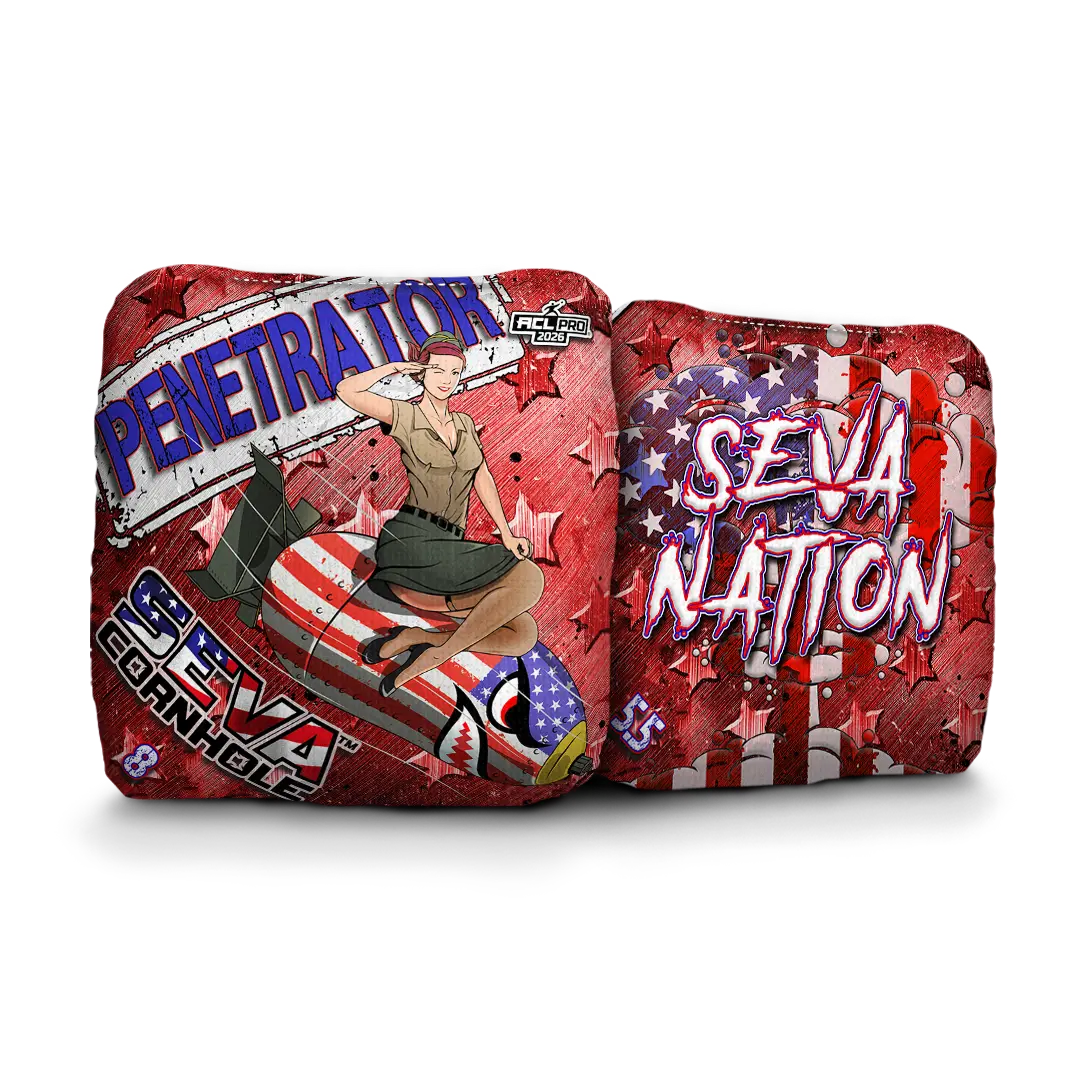 Penetrator - USA Salute - Set of 4 Cornhole Bags