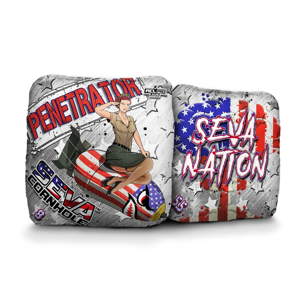 Penetrator - USA Salute - Set of 4 Cornhole Bags