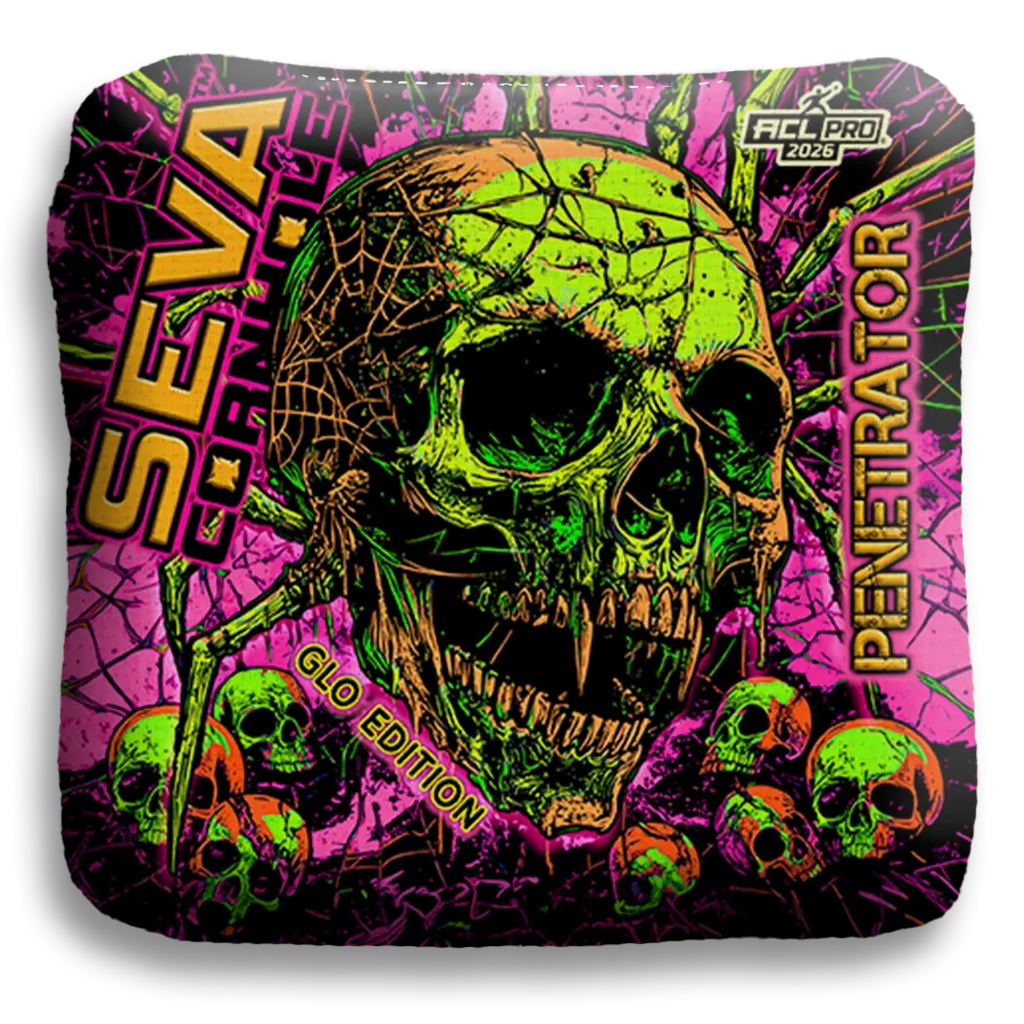 Halloween Special GLO Edition - Set of 4 Cornhole bags