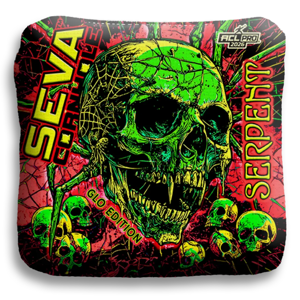 Halloween Special GLO Edition - Set of 4 Cornhole bags