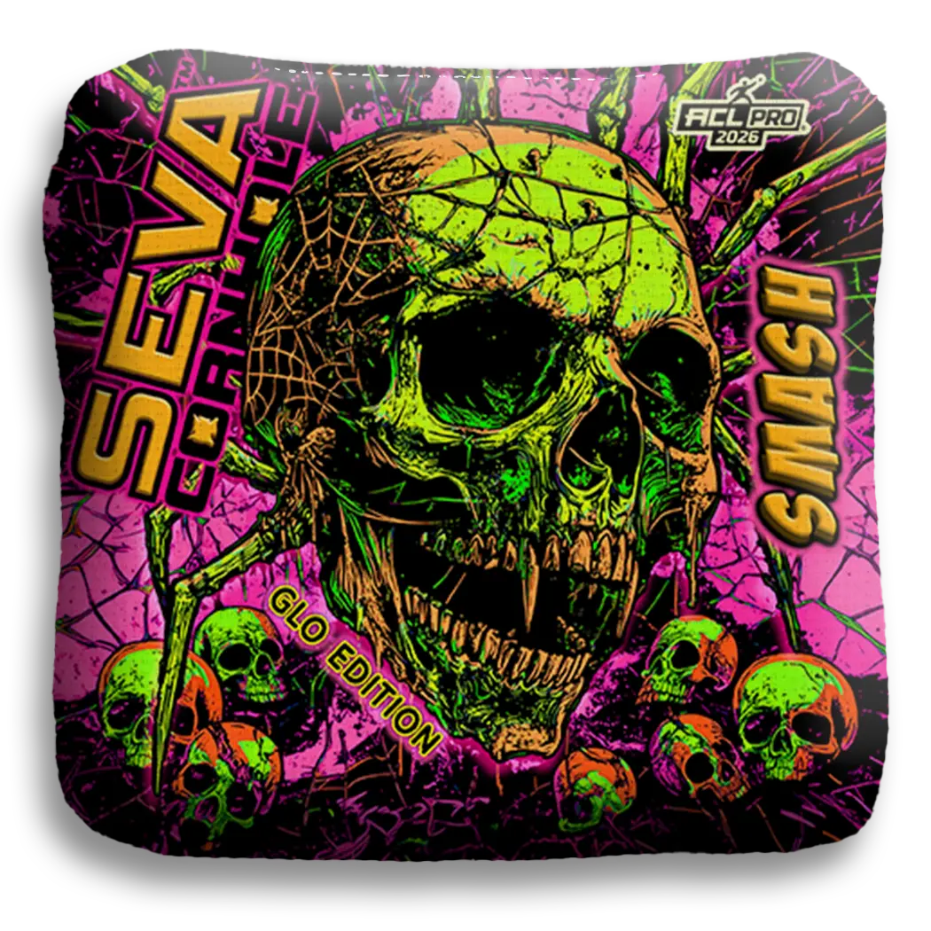 Halloween Special GLO Edition - Set of 4 Cornhole bags