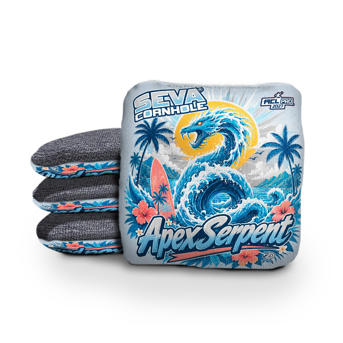 ApexSerpent Tropic - Set of 4 Cornhole bags