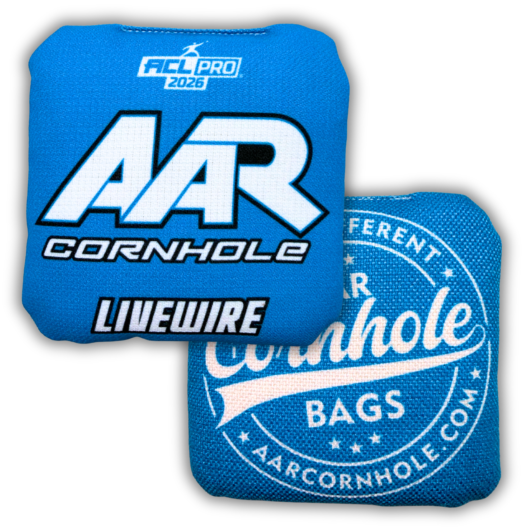2026 AAR Livewire Cornhole Bags - Solid Edition - ACL Pro Stamped - SET OF 4