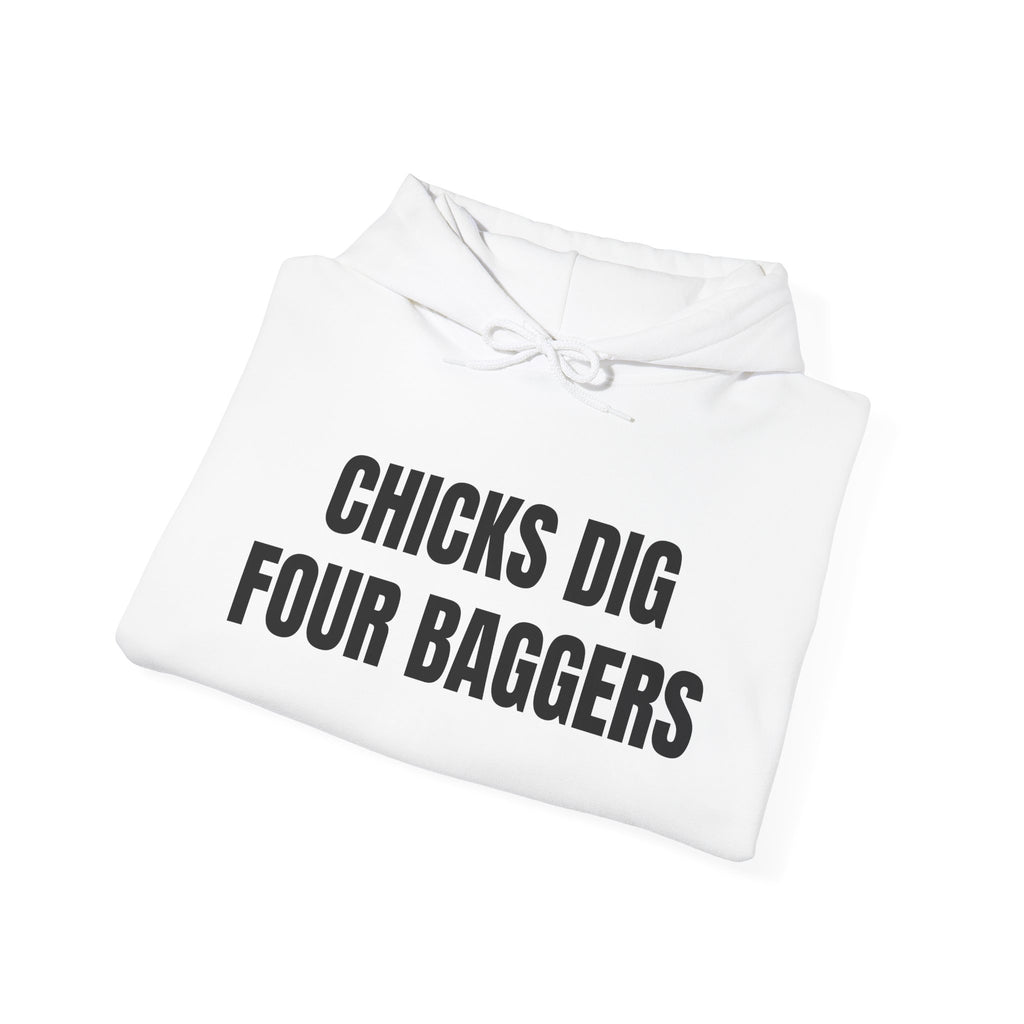 Hot Chicks Dig Four Baggers Hoodie
