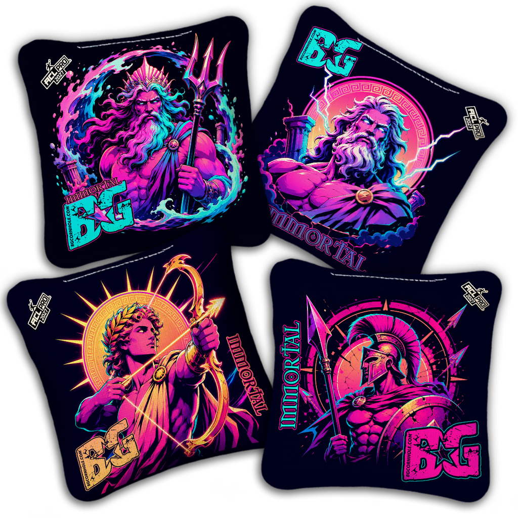 2027 ACL - BG Multiple Models “Divine Reign" - Pro Stamped Cornhole Bags - SET OF 4 BAGS