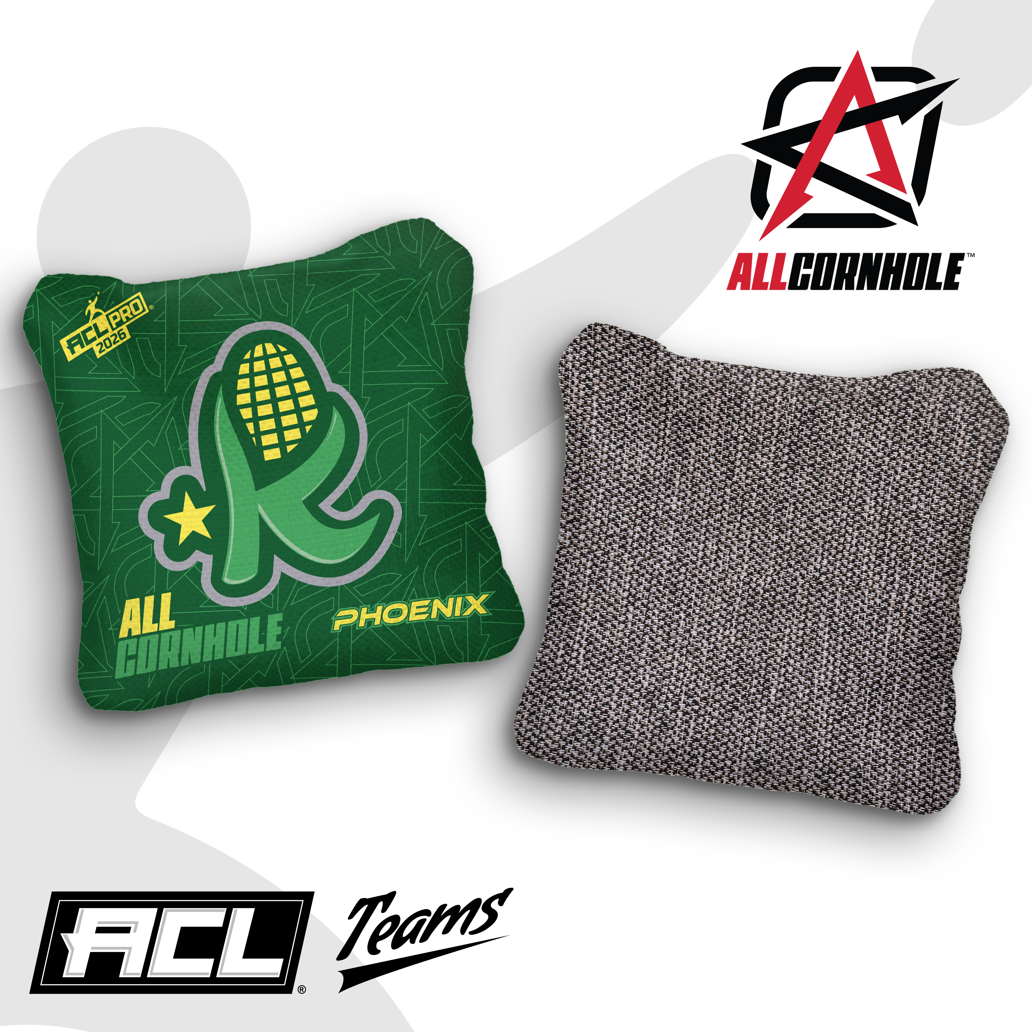 2026 AllCornhole Phoenix - "Kentucky Kernels" - ACL Pro Stamped Cornhole Bags - SET OF 4 BAGS