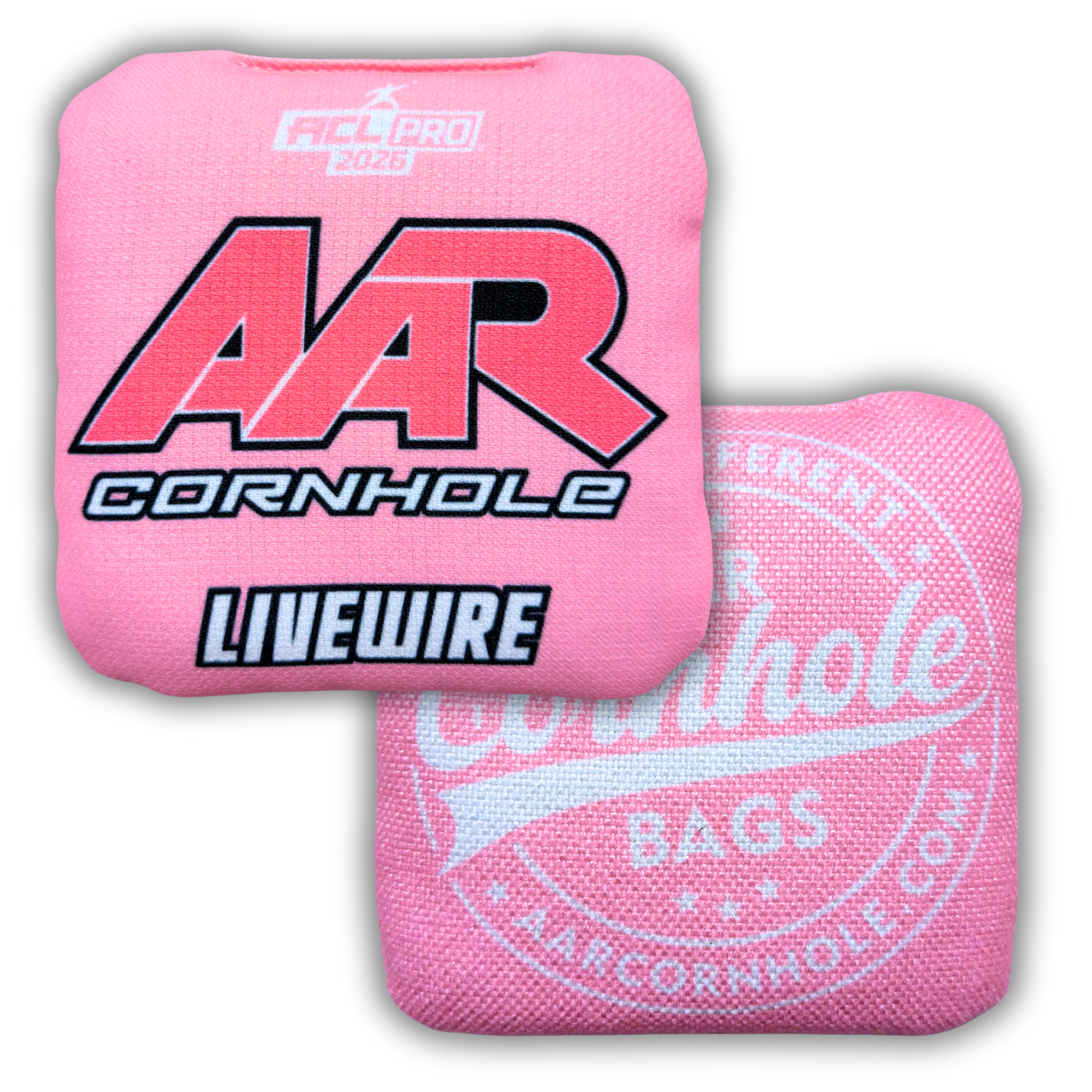 2026 AAR Livewire Cornhole Bags - Solid Edition - ACL Pro Stamped - SET OF 4
