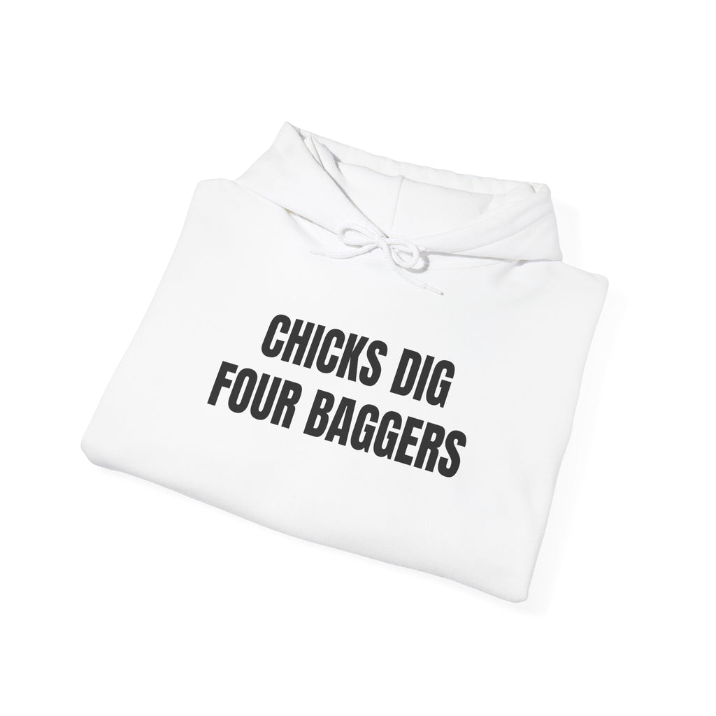 Hot Chicks Dig Four Baggers Hoodie