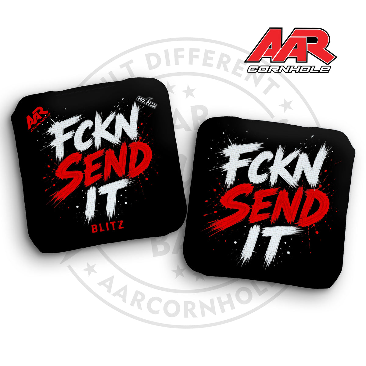 2027 AAR Blitz Cornhole Bags - FCKN SEND IT Edition - ACL Comp Stamped - SET OF 4