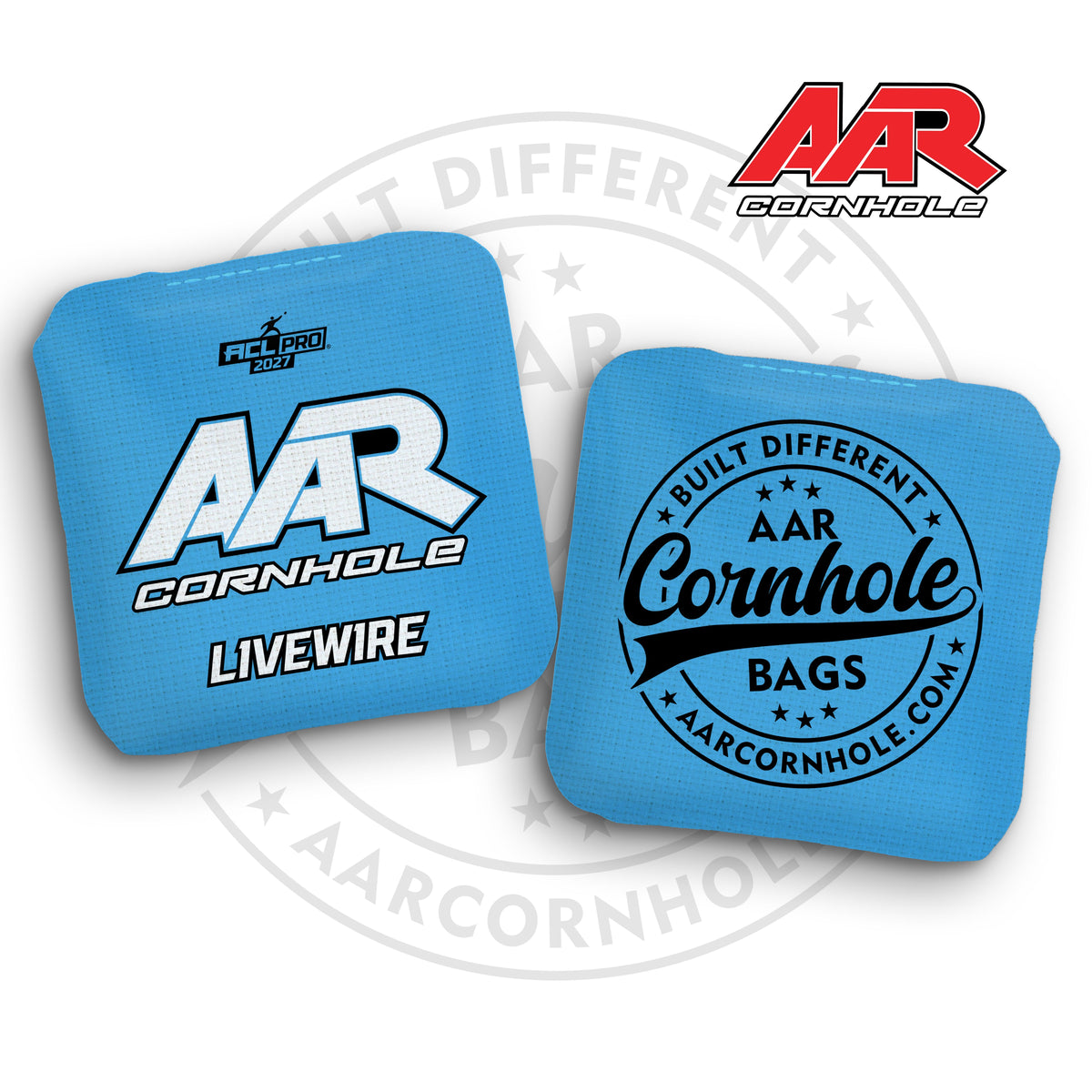 2027 AAR Livewire Cornhole Bags - Solid Edition - ACL Pro Stamped - SET OF 4