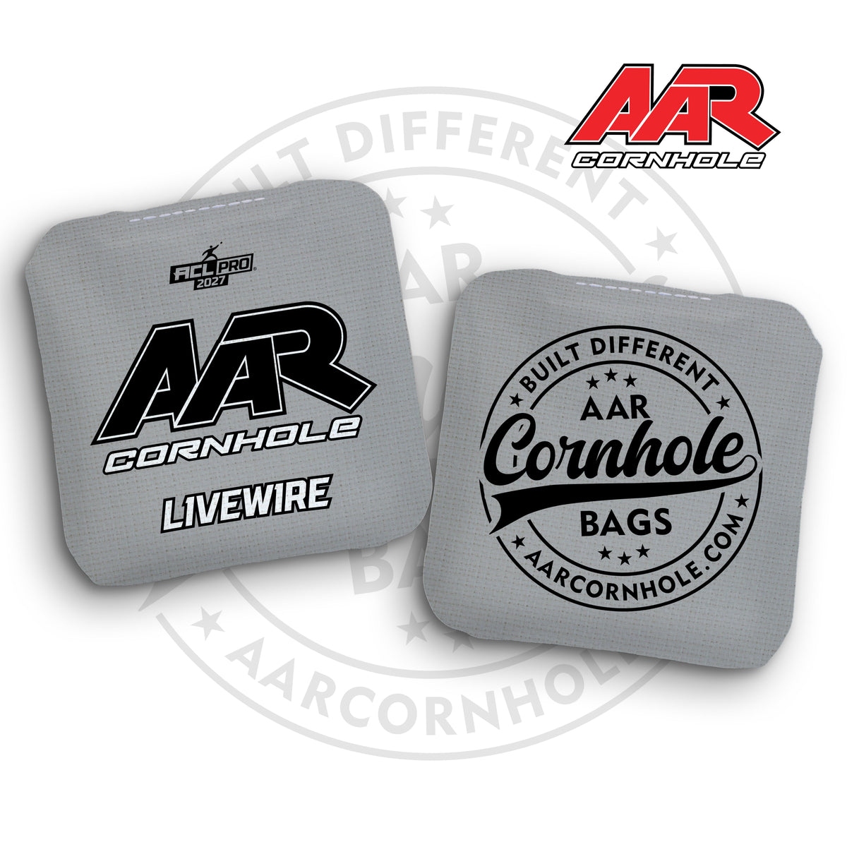 2027 AAR Livewire Cornhole Bags - Solid Edition - ACL Pro Stamped - SET OF 4
