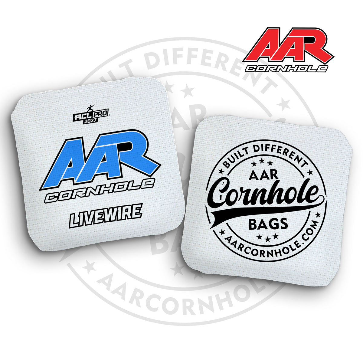 2027 AAR Livewire Cornhole Bags - Solid Edition - ACL Pro Stamped - SET OF 4