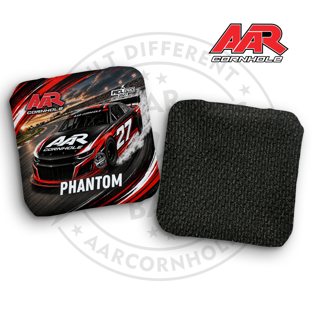 2027 AAR Phantom Cornhole Bags - Racecar Edition - ACL Pro Stamped - SET OF 4