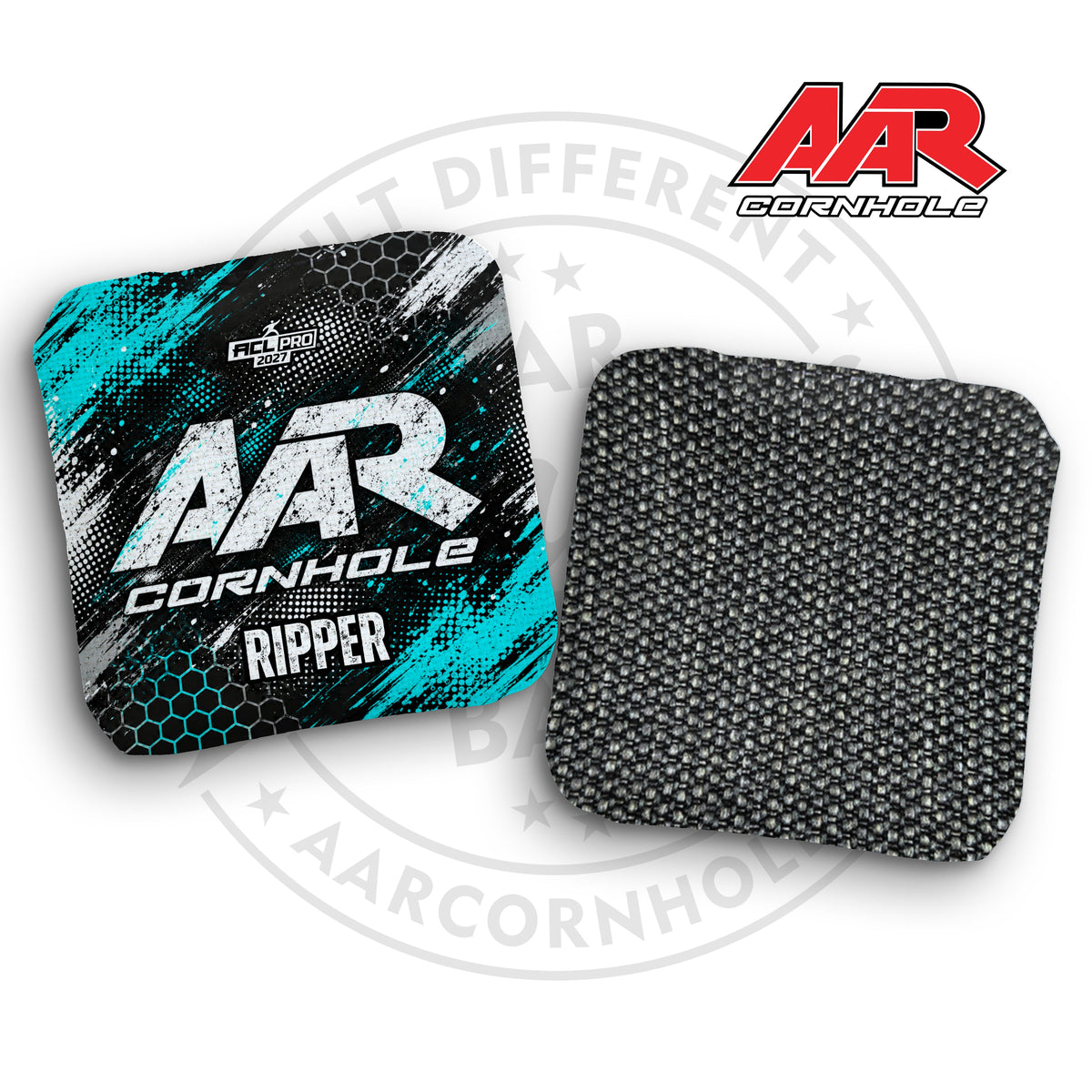 2027 AAR Ripper Cornhole Bags - Halftone Grunge Edition - ACL Pro Stamped - SET OF 4