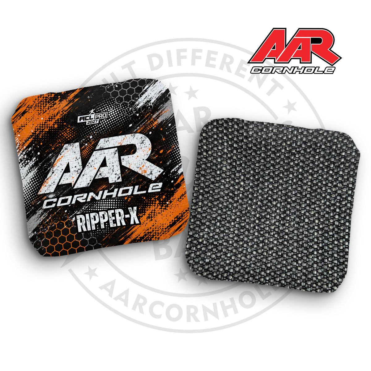 2027 AAR Ripper-X Cornhole Bags - Halftone Grunge Edition - ACL Pro Stamped - SET OF 4