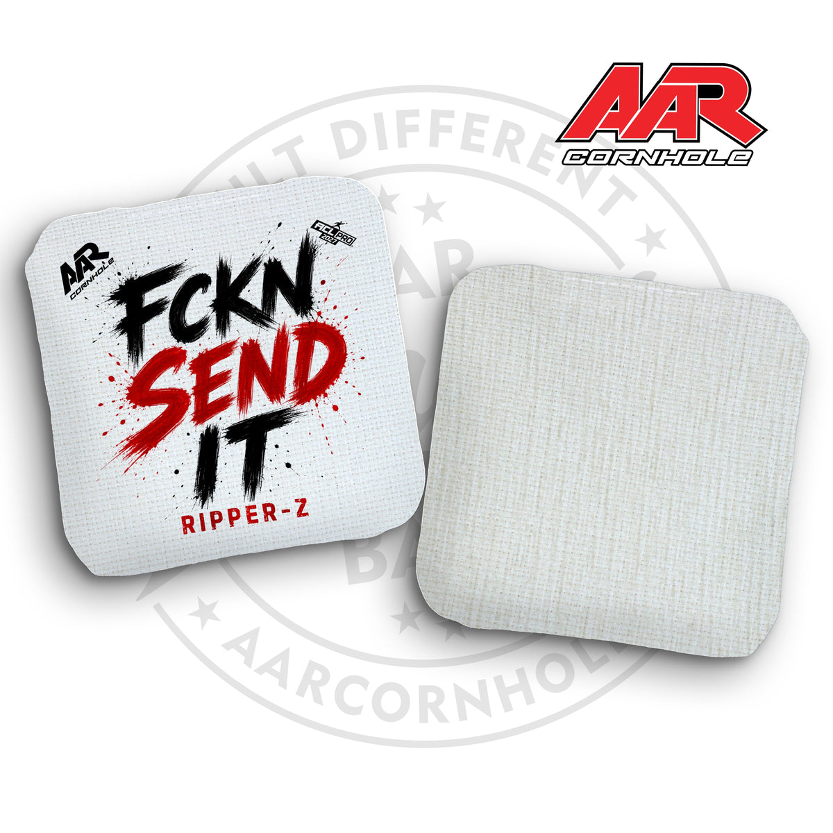 2027 AAR Ripper-Z Cornhole Bags - FCKN SEND IT Edition - ACL Pro Stamped - SET OF 4