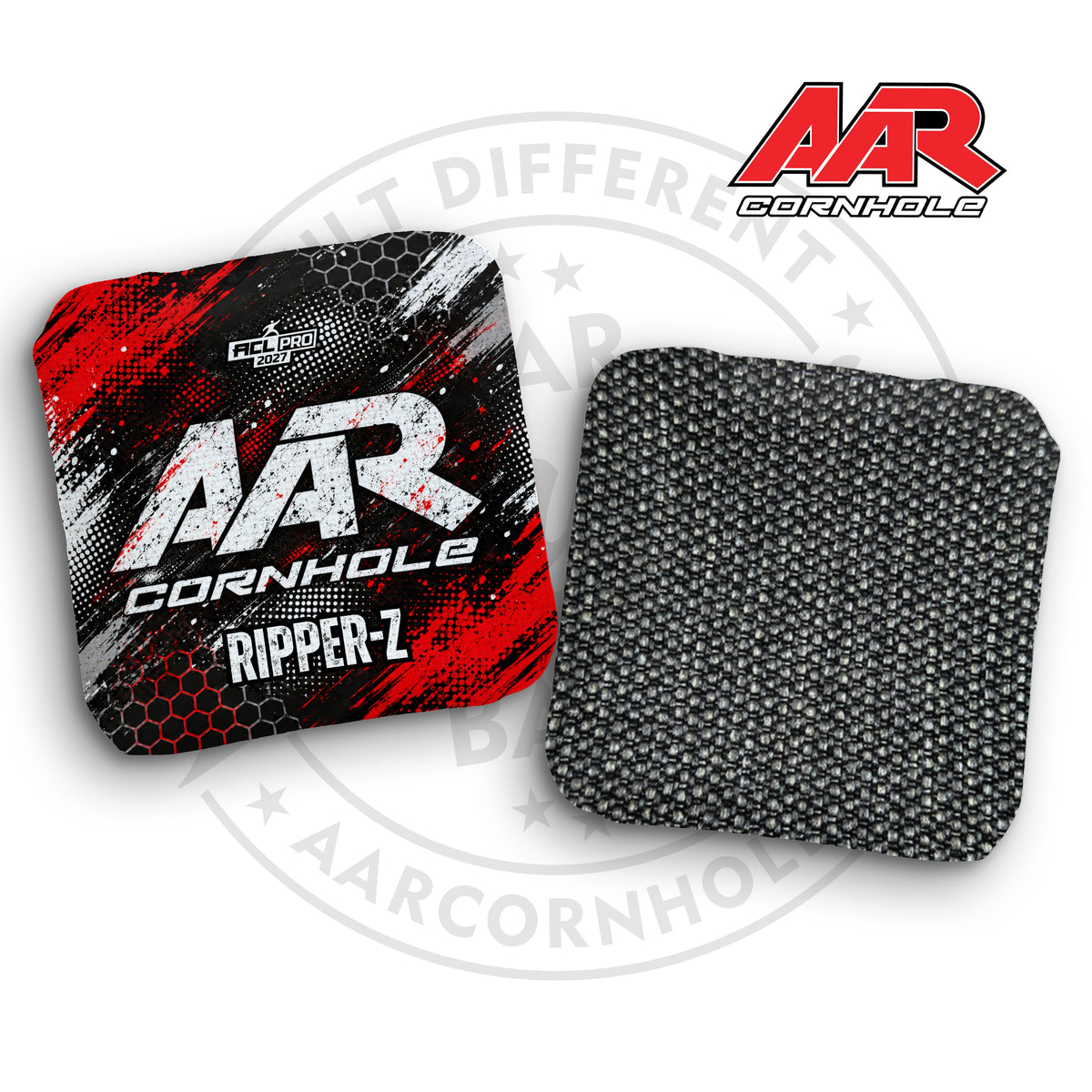 2027 AAR Ripper-Z Cornhole Bags - Halftone Grunge Edition - ACL Pro Stamped - SET OF 4